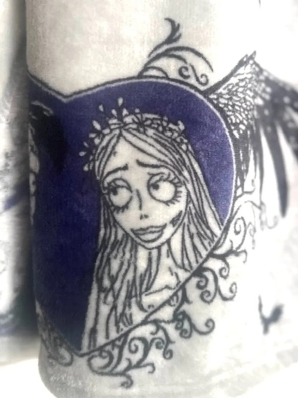 Tim Burton's Corpse Bride Soft Plush Throw Blanket